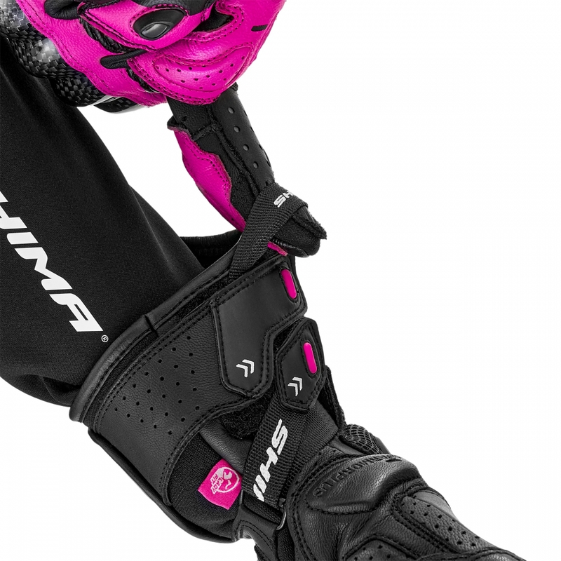 Damen-Motorradhandschuhe Shima RS-3 pink