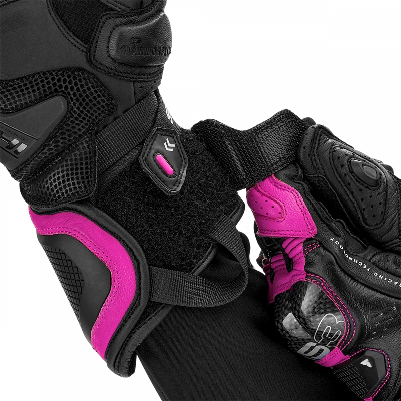 Damen-Motorradhandschuhe Shima RS-3 pink