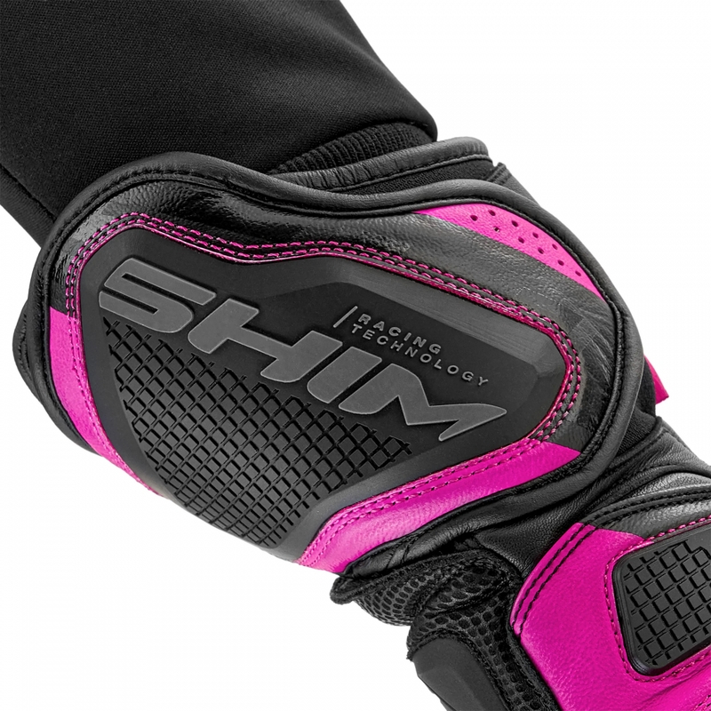 Damen-Motorradhandschuhe Shima RS-3 pink