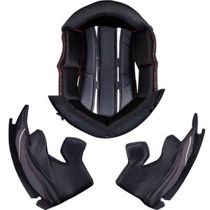 Ersatz-Innenausstattung für MT Atom 2 SV Motorradhelm, schwarz