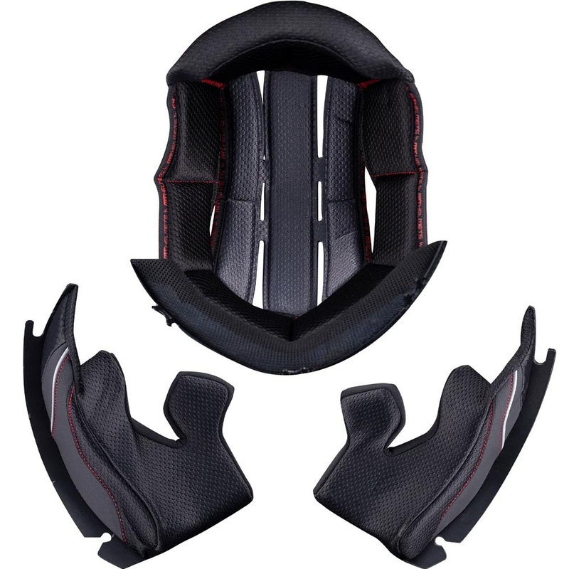Ersatz-Innenausstattung für MT Atom 2 SV Motorradhelm, schwarz
