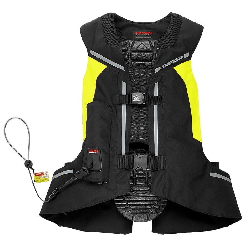 Airbagweste SPIDI Air DPS CE schwarz-fluo gelb