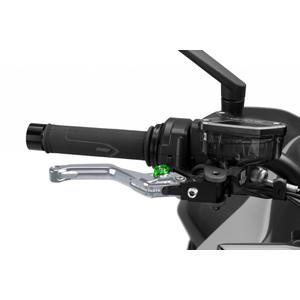Bremsehebel ohne Adapter PUIG 4.0 4130YV kurz titan/green