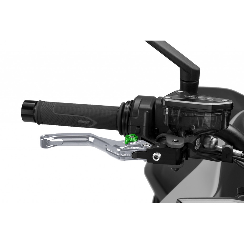 Bremsehebel ohne Adapter PUIG 4.0 kurz titan/green