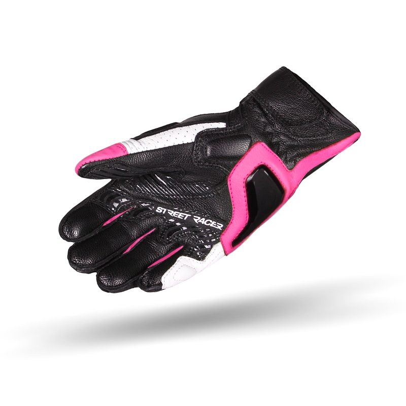 Street Racer XTR Motorradhandschuhe für Damen in Schwarz, Weiß und Pink Ausverkauf