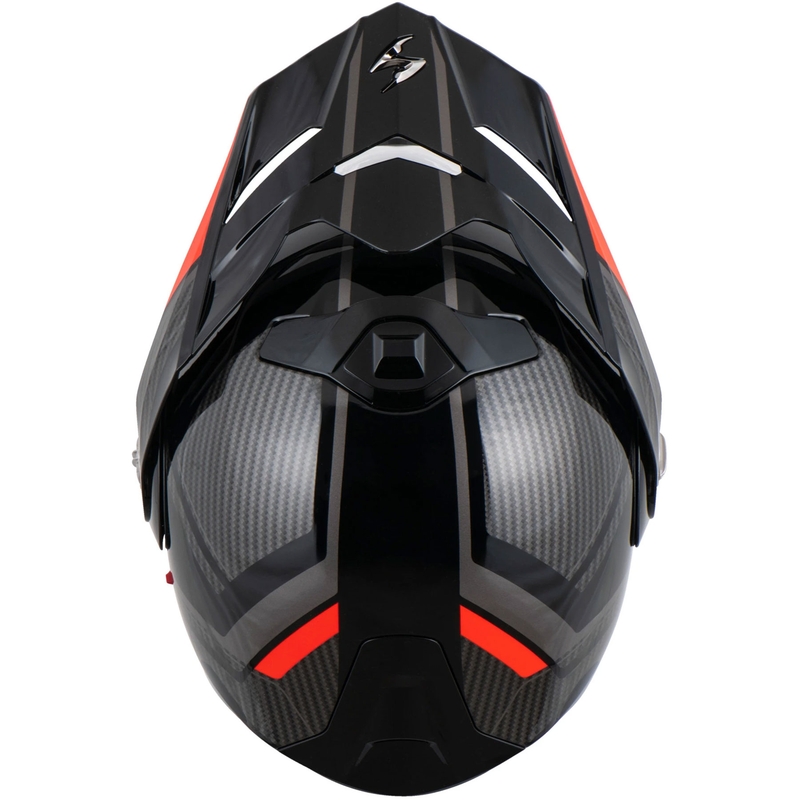 Scorpion ADX-2 LEWIS Klapphelm für Motorräder, schwarz-rot