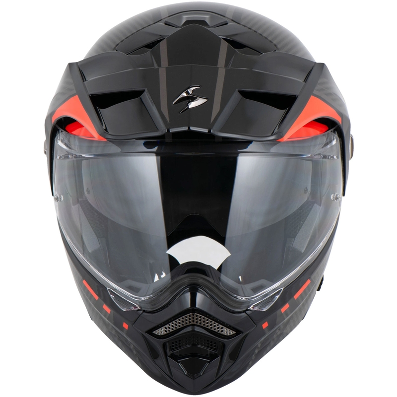 Scorpion ADX-2 LEWIS Klapphelm für Motorräder, schwarz-rot