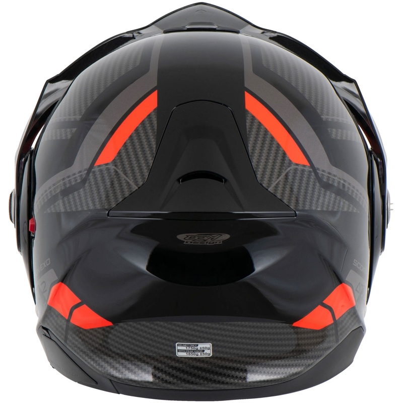 Scorpion ADX-2 LEWIS Klapphelm für Motorräder, schwarz-rot