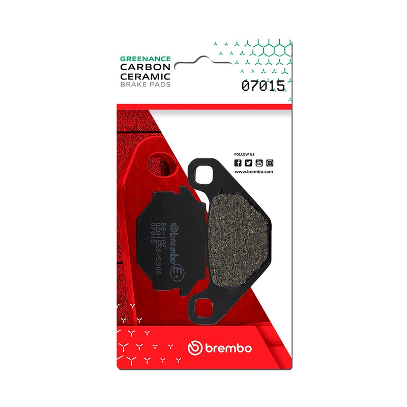 Bremsbeläge BREMBO CC SCOOTER für PEUGEOT SV 50 1993, KYMCO Agility 125 City + 2011-2017