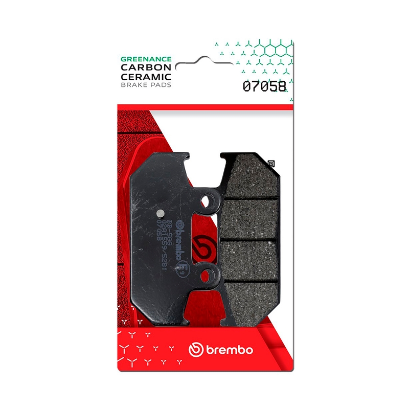 Bremsbeläge BREMBO CC SCOOTER für SUZUKI AN 400 Burgman 2007-2023, SUZUKI AN 650 Burgman / Executive 2002-2020