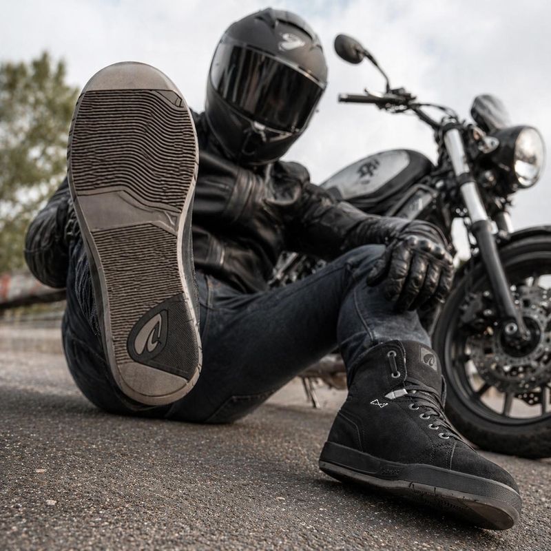 Forma Swift X Fit Dry Motorradstiefel Schwarz-Schwarz