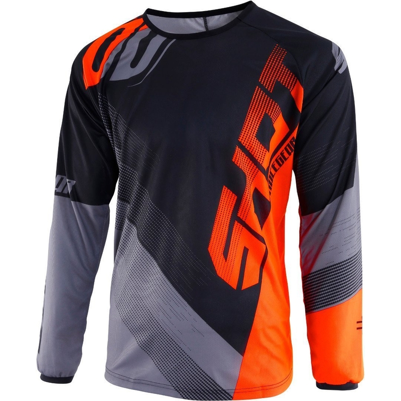 Motocross Trikot Shot DEVO Ultimate schwarz-fluo orange Ausverkauf