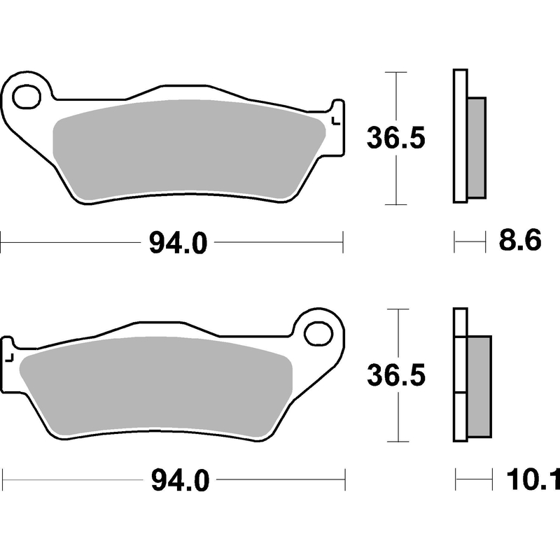 Bremsbeläge BREMBO CC ROAD