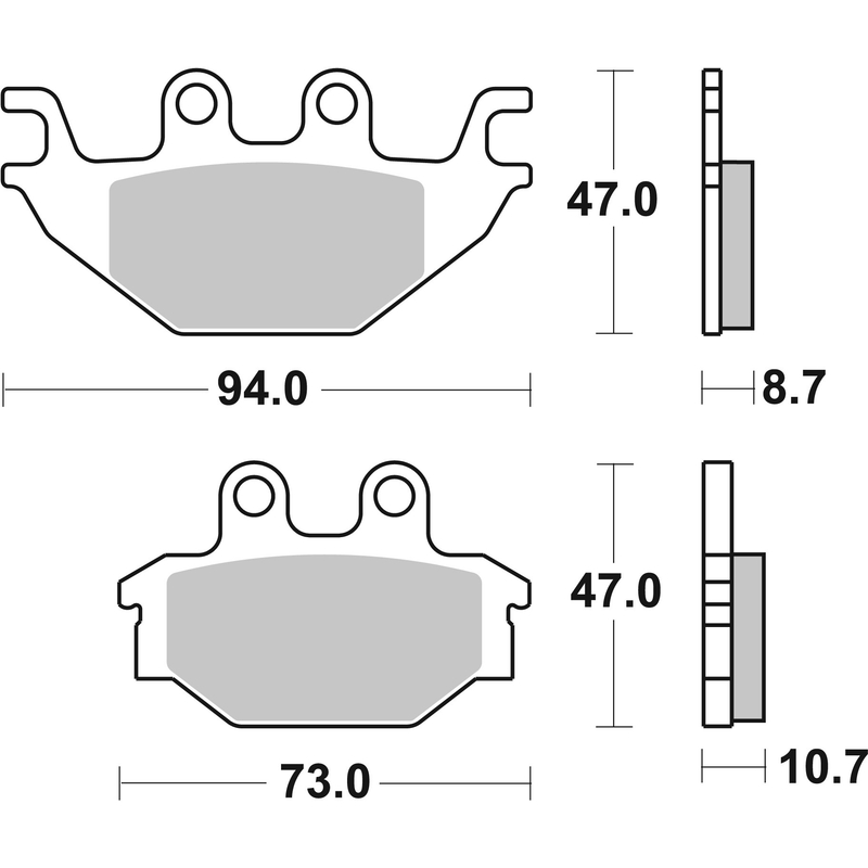 Bremsbeläge BREMBO CC ROAD
