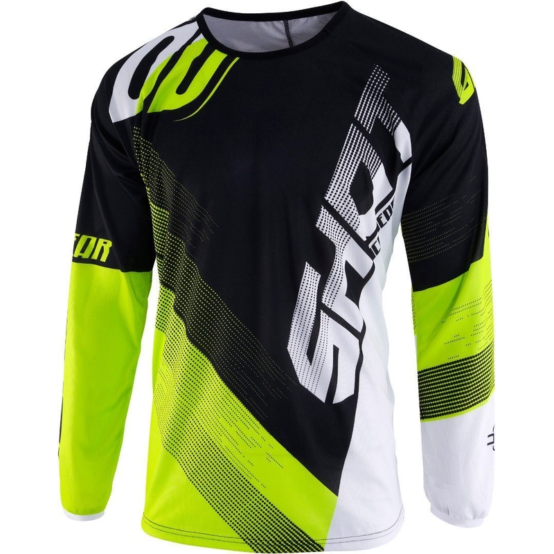 Motocross Trikot Shot DEVO Ultimate schwarz-fluo gelb