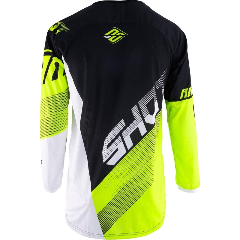 Motocross Trikot Shot DEVO Ultimate schwarz-fluo gelb