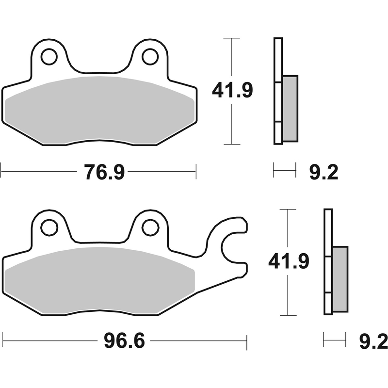 Bremsbeläge BREMBO CC ROAD