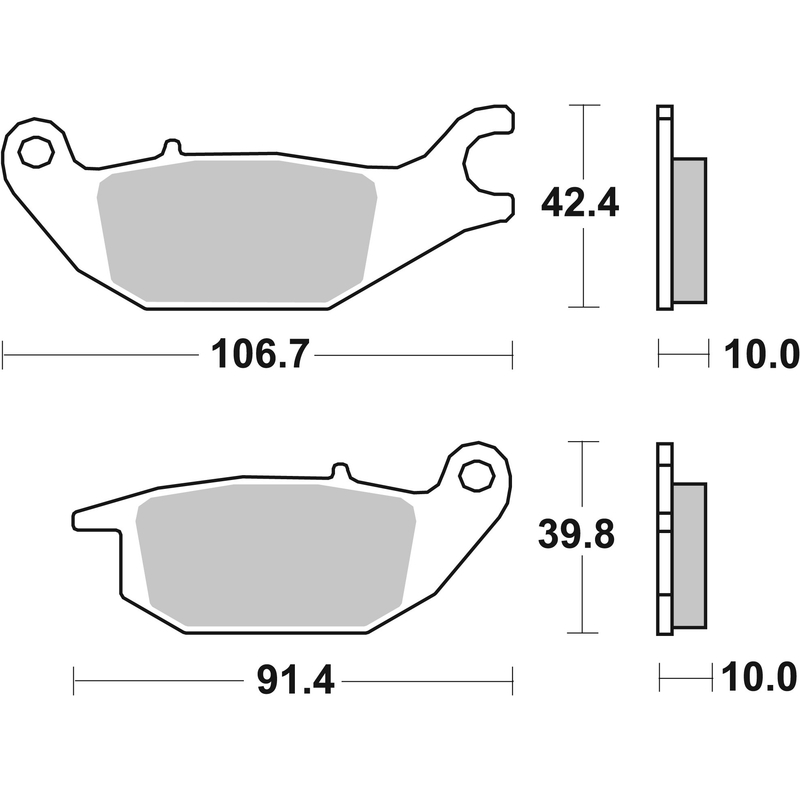 Bremsbeläge BREMBO CC ROAD
