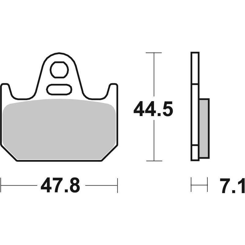 Bremsbeläge BREMBO CC ROAD