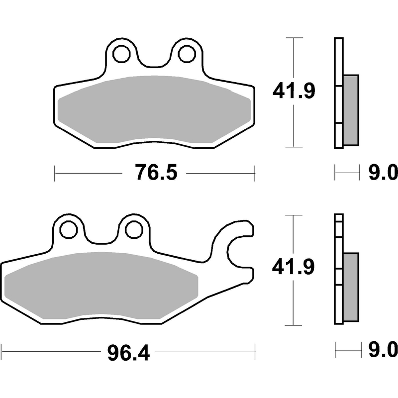 Bremsbeläge BREMBO CC SCOOTER