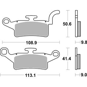 Bremsbeläge BREMBO 07093 CC SCOOTER