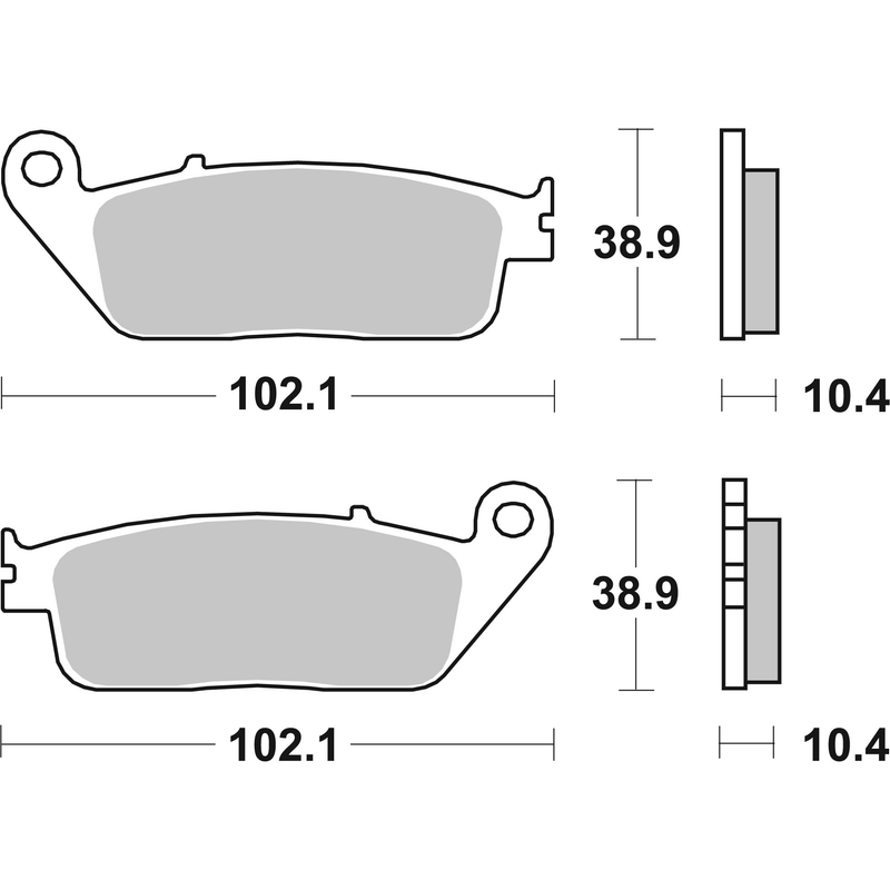 Bremsbeläge BREMBO CC SCOOTER
