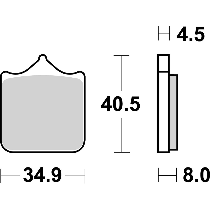 Bremsbeläge BREMBO