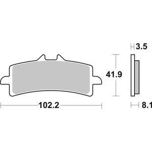 Bremsbeläge BREMBO 07BB37SA