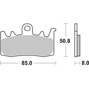 Bremsbeläge BREMBO 07BB38SA
