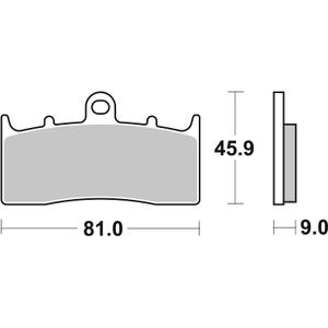 Bremsbeläge BREMBO 07GR62SA