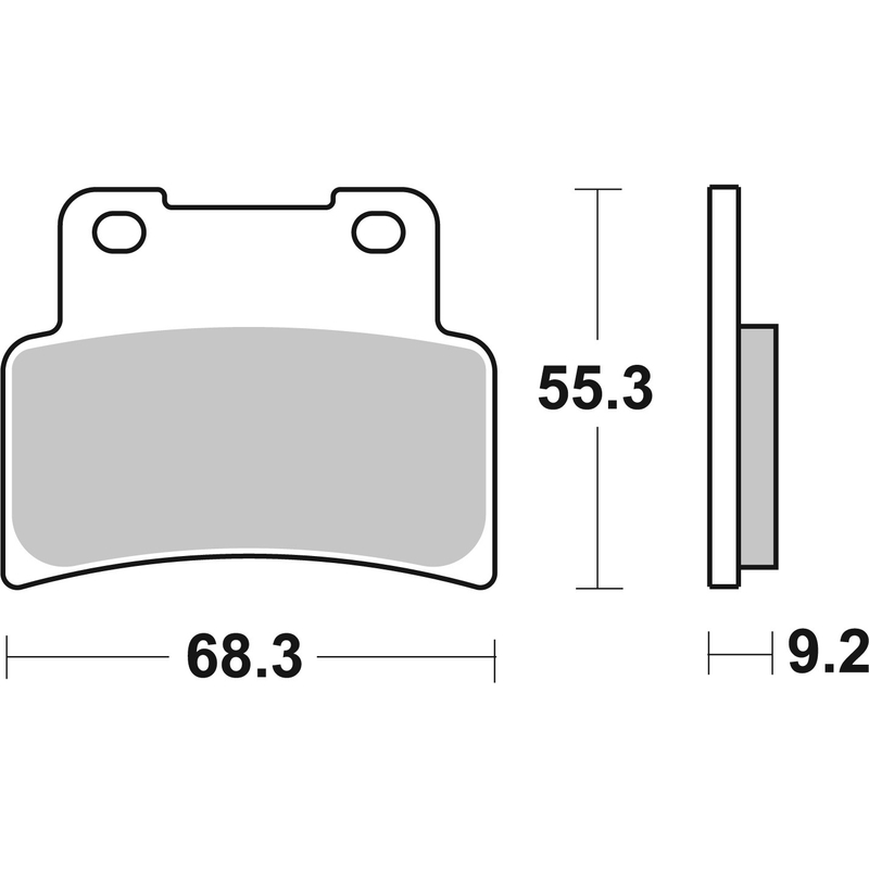 Bremsbeläge BREMBO