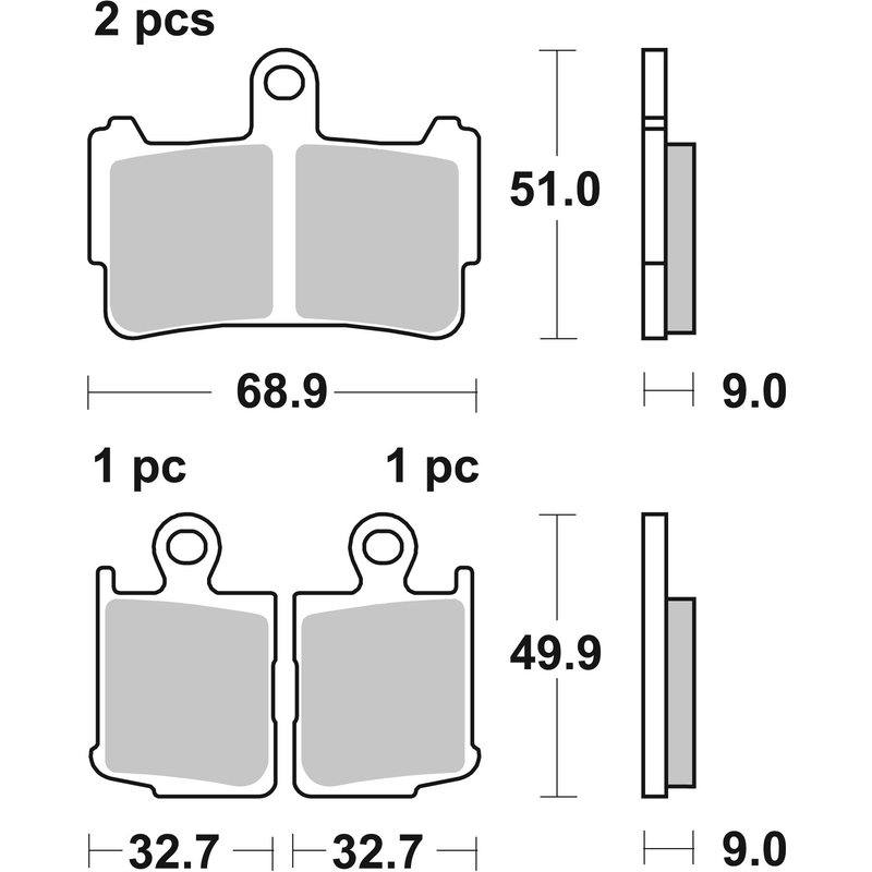Bremsbeläge BREMBO