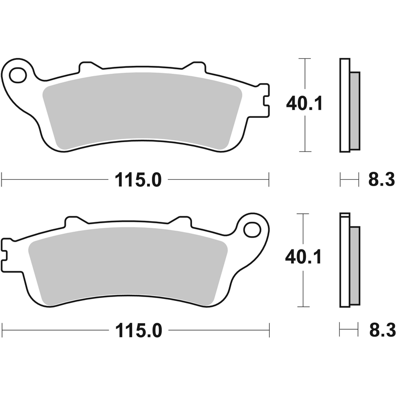 Bremsbeläge BREMBO