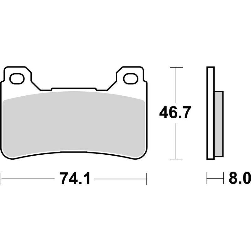 Bremsbeläge BREMBO