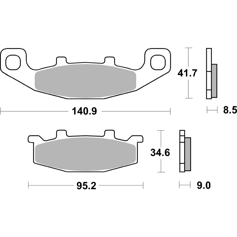 Bremsbeläge BREMBO