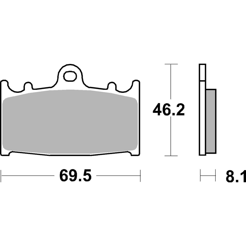 Bremsbeläge BREMBO