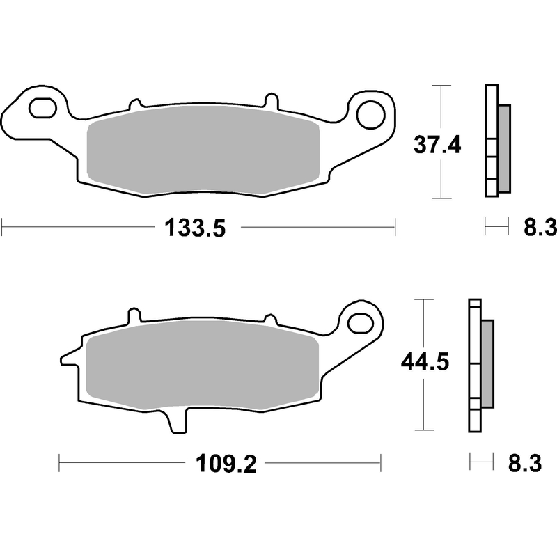 Bremsbeläge BREMBO