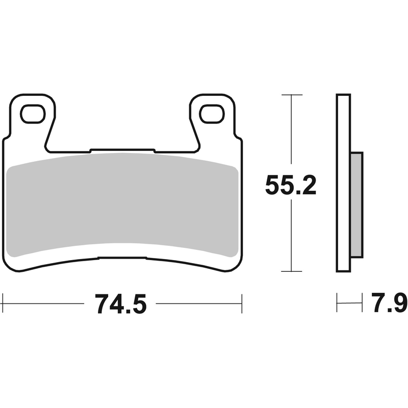 Bremsbeläge BREMBO