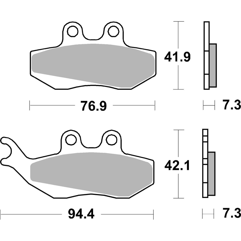 Bremsbeläge BREMBO