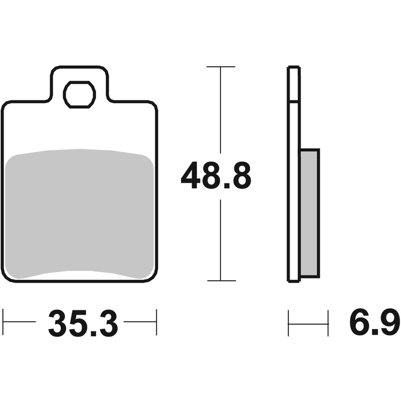 Bremsbeläge BREMBO