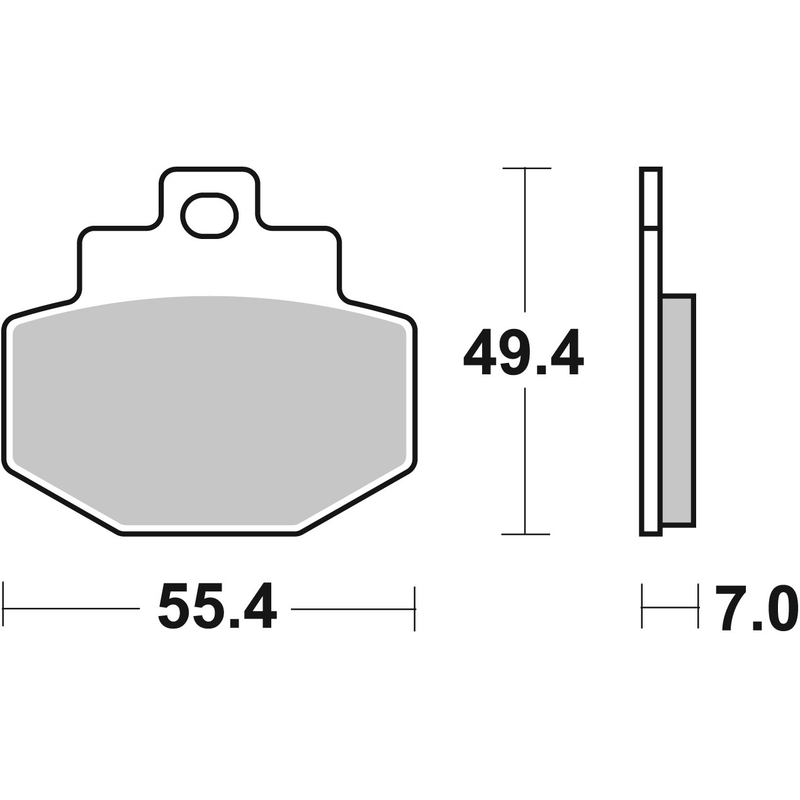 Bremsbeläge BREMBO