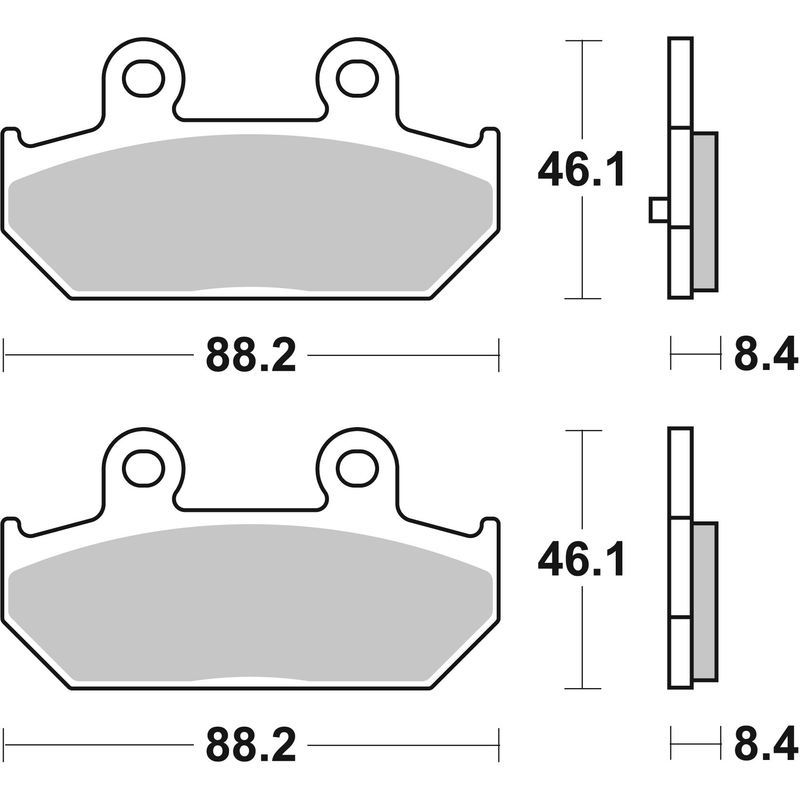 Bremsbeläge BREMBO