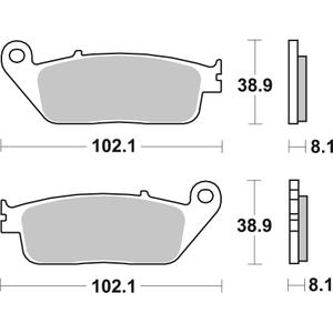 Bremsbeläge BREMBO 07074XS