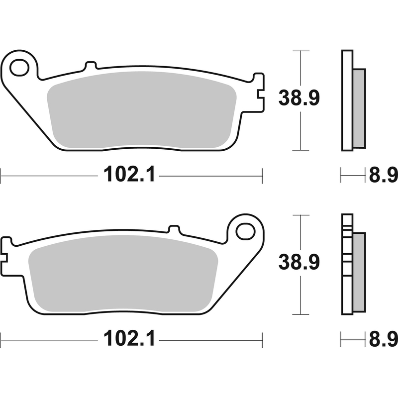 Bremsbeläge BREMBO