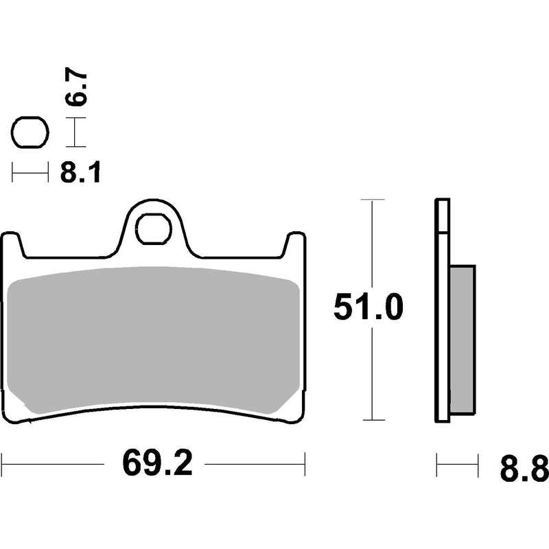 Bremsbeläge BREMBO