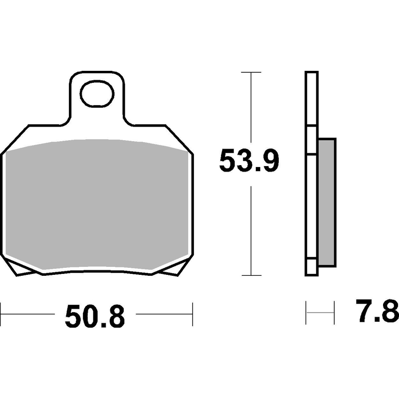 Bremsbeläge BREMBO CC ROAD