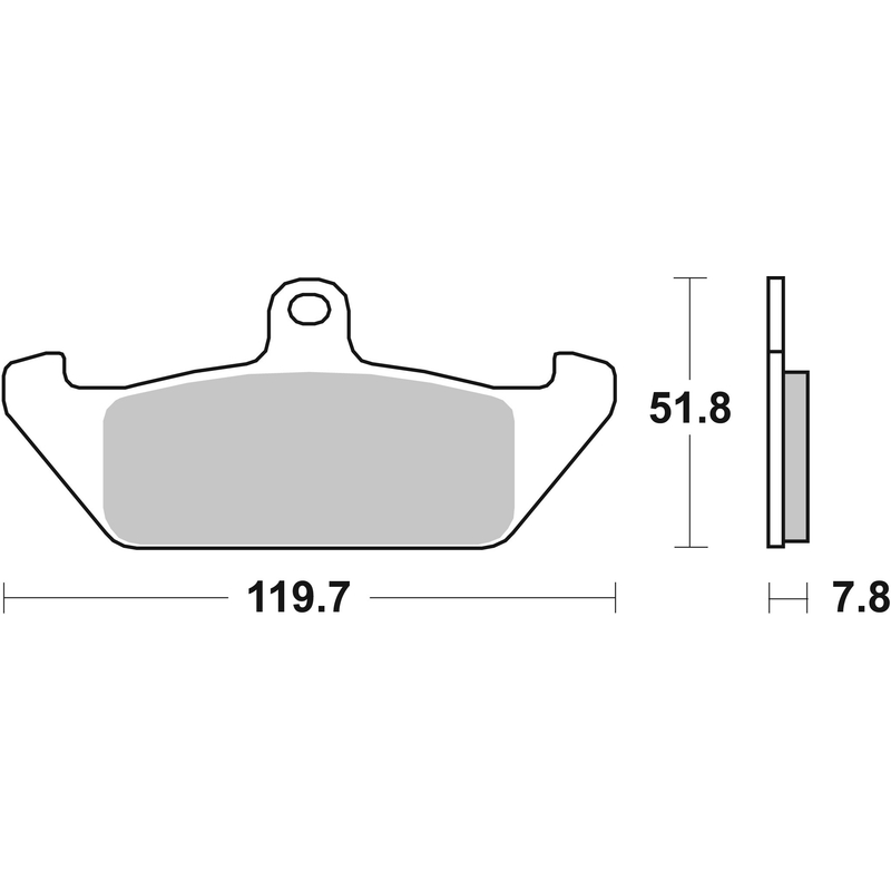 Bremsbeläge BREMBO CC ROAD für CAGIVA Elefant 650 1985-1987