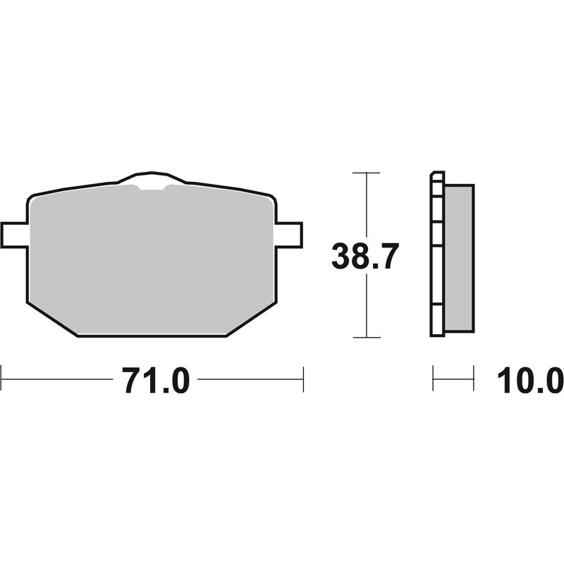 Bremsbeläge BREMBO für YAMAHA TT 600 1989, YAMAHA XT 600 Z Tenere 1987-1990