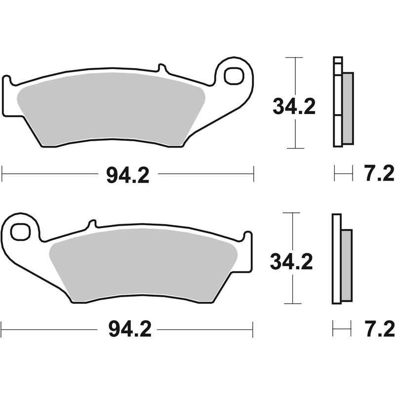 Bremsbeläge BREMBO