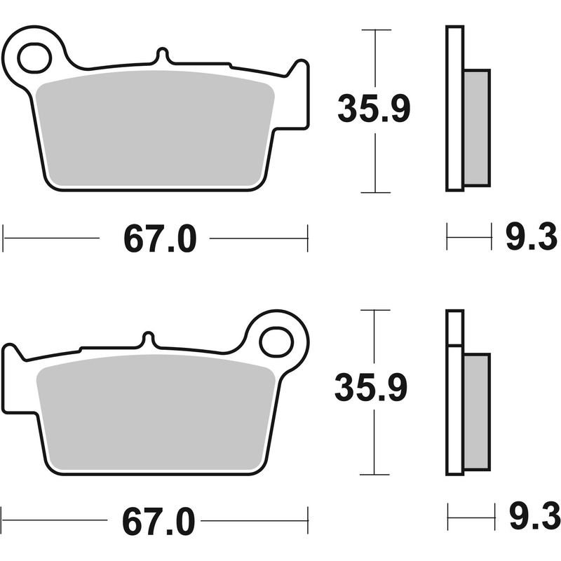 Bremsbeläge BREMBO